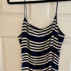 JCREW sundress. EUC, size 8. Navy and cream stripes